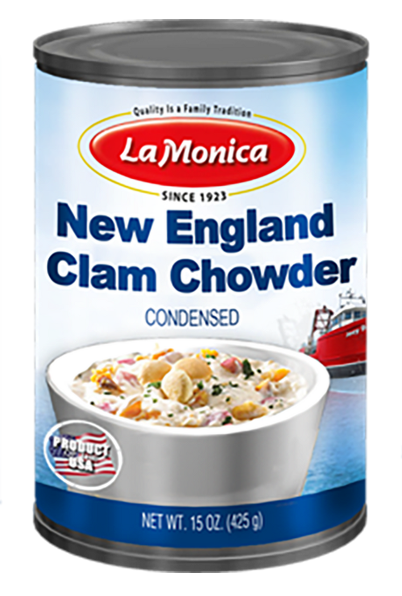 LaMonica New England Clam Chowder 15 oz – LaMonica Fine Foods