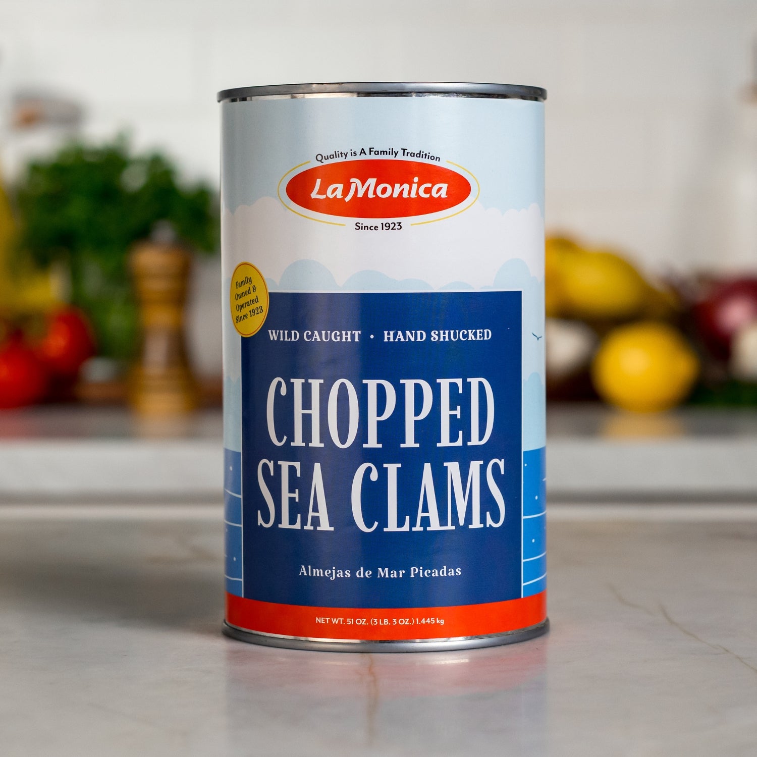 LaMonica Chopped Sea Clams 51 oz