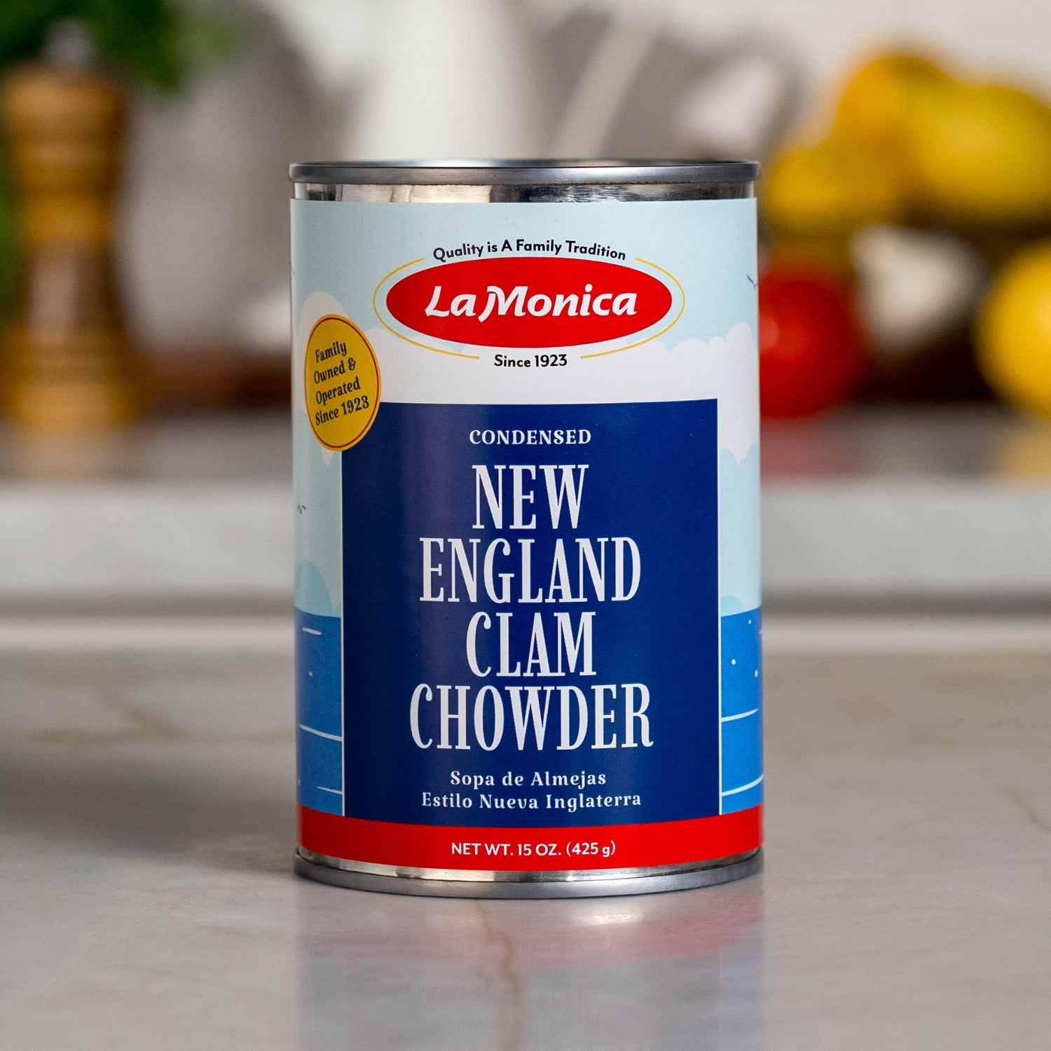LaMonica New England Clam Chowder 15 oz