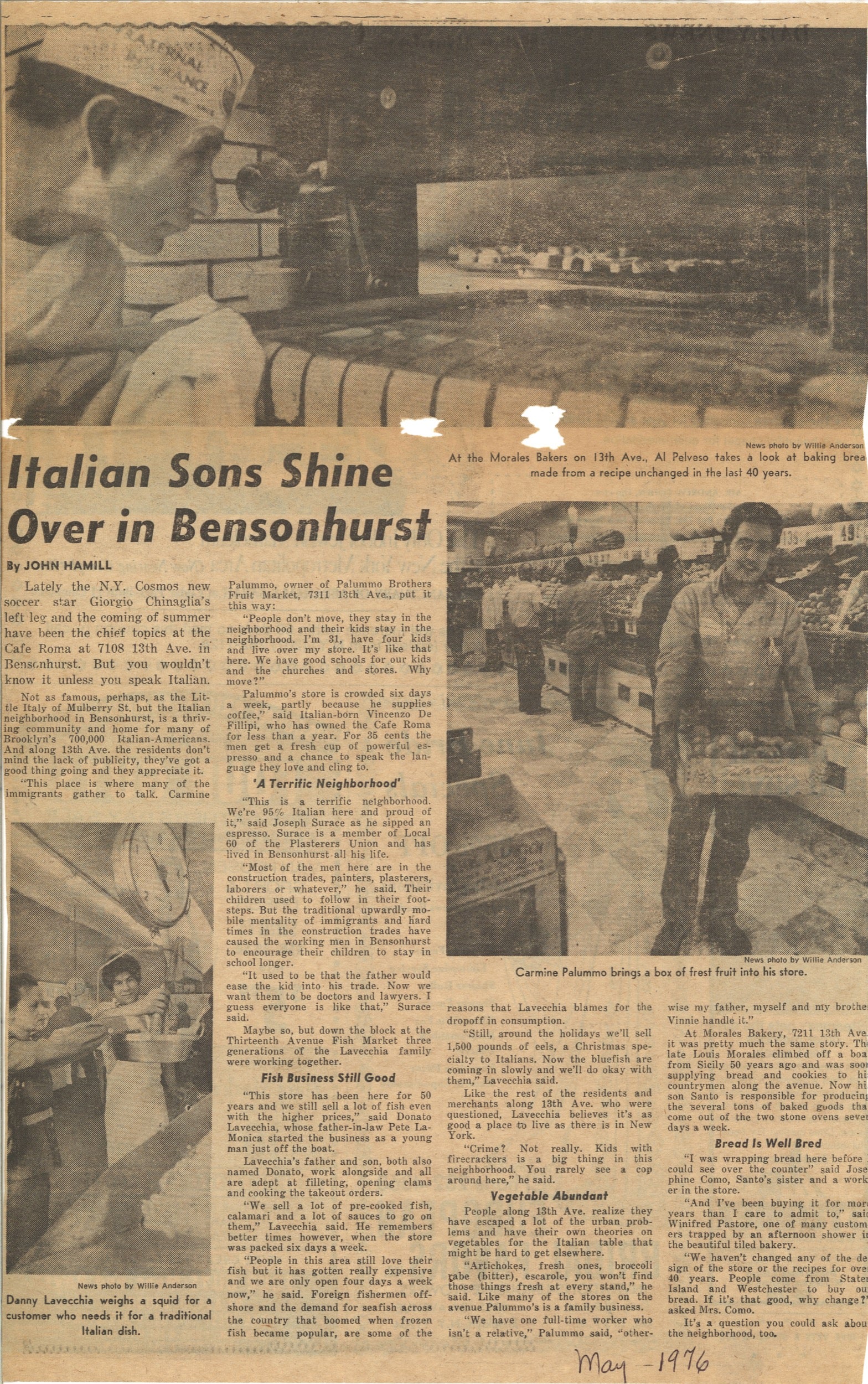 Old newspaper scan