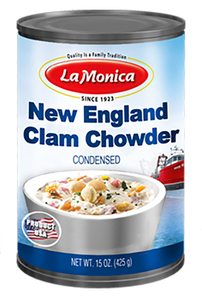 LaMonica New England Clam Chowder 15 oz – LaMonica Fine Foods LaMonica New England Clam Chowder 15 oz – LaMonica Fine Foods
