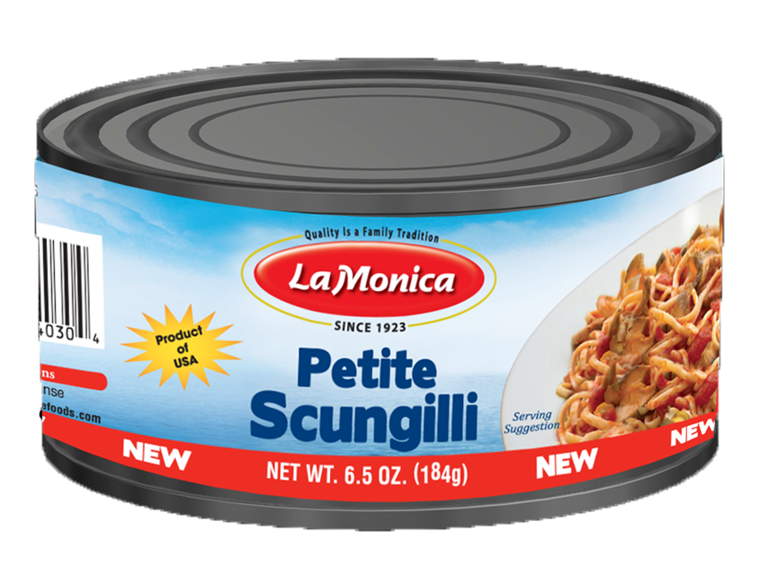 La Monica Petite scungilli Sliced Young Tender Conch - 6.5 oz