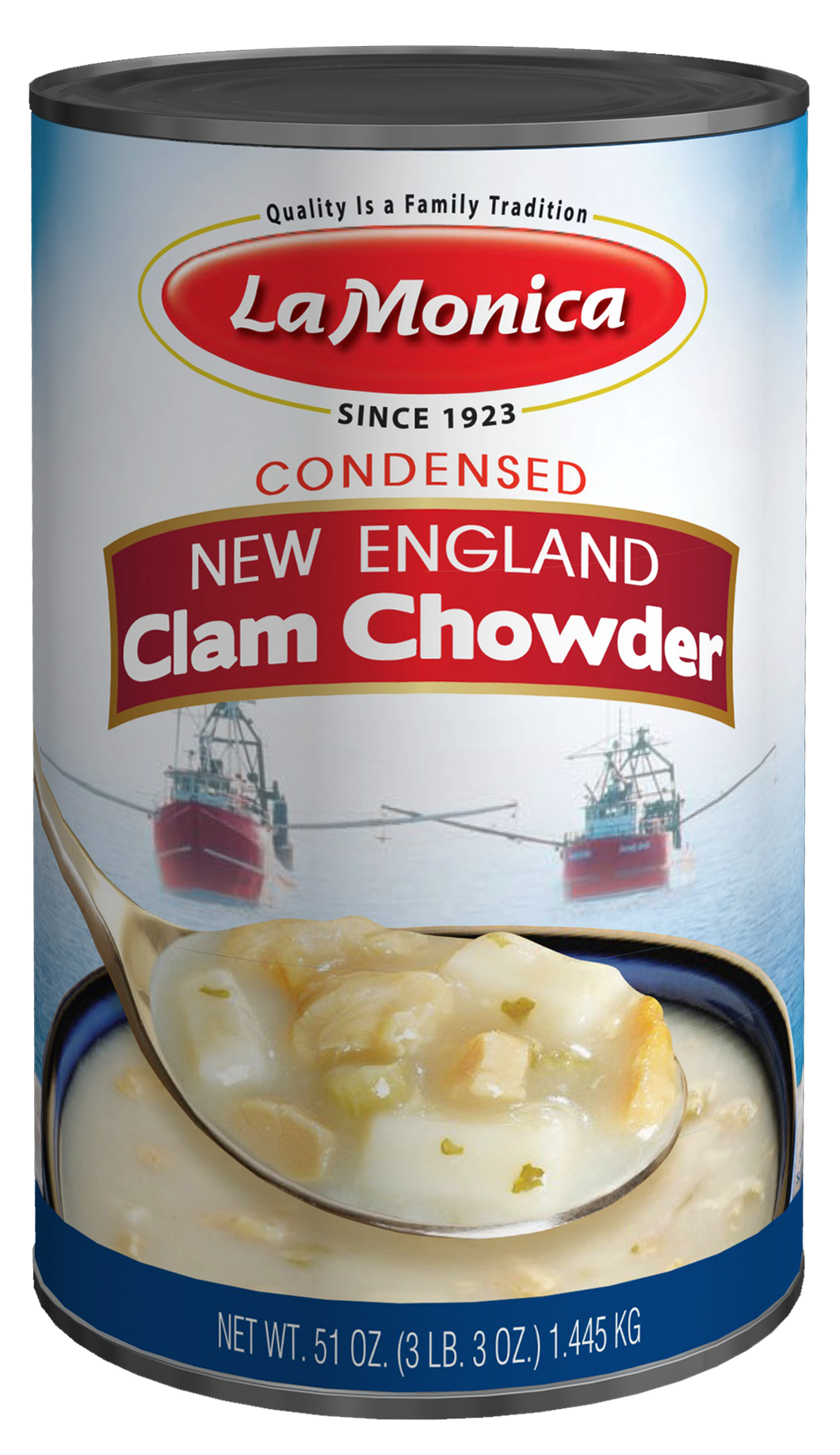 LaMonica New England Clam Chowder 51 oz